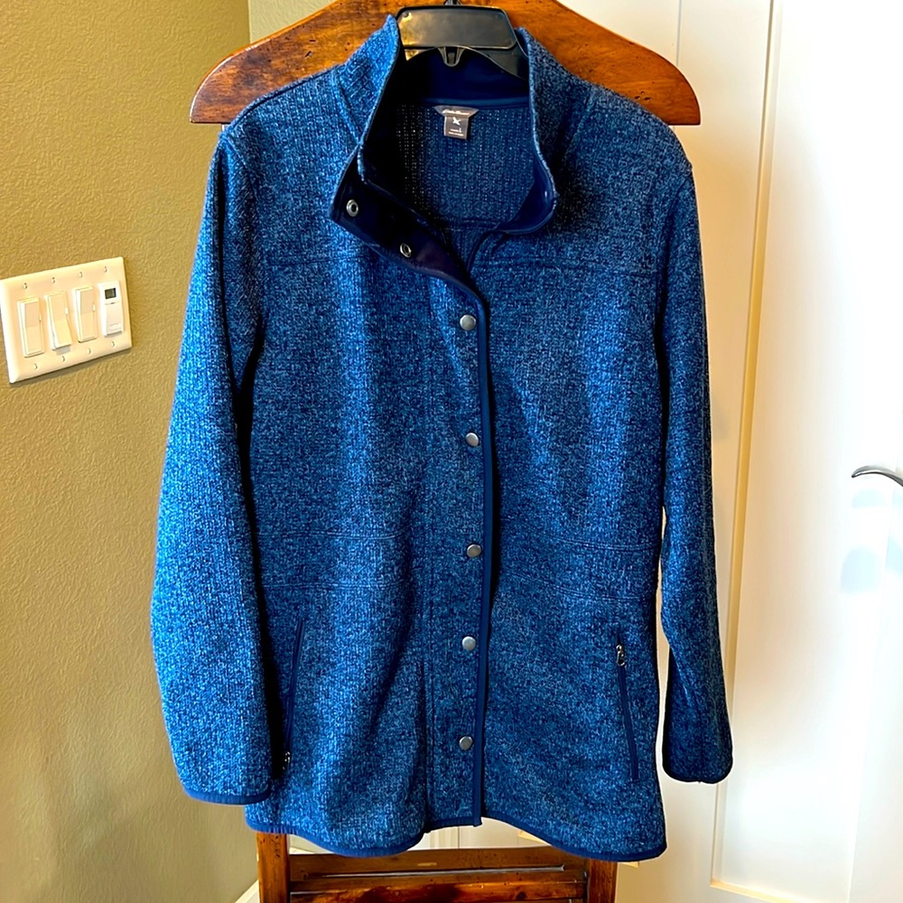 Eddie Bauer knit blazer/ jacket
